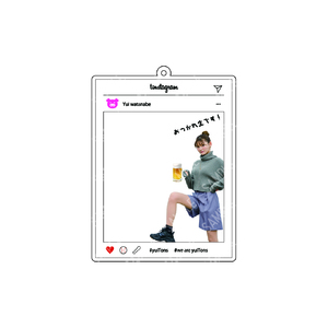 インスタ風アクリルキーホルダー